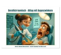 Beruflich komisch - Alltag mit Augenzwinkern (Wandkalender 2026 DIN A2 quer), CALVENDO Monatskalender: Charmante Berufssatire in KI-generierter Bildsprache