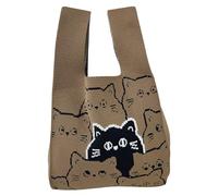 BERULL Borsa Da Polso Da Donna Borsa A Tracolla Con Stampa A Colori Borsa Di Moda Borsa Per Maglieria Portatile Piccola Borsa Hobo Per Lo Shopping Da Viaggio,A3