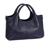 BERULL Borse Da Donna in Vera Pelle Borsa A Tracolla Casual Di Grande Capacità Borse A Tracolla Hobo,Dark blue,One Size