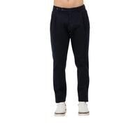 Berwich - Pantalone con pinces e cavallo sceso - - Trousers - Uomo - Blu - L