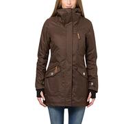 Berydale Parka da donna impermeabile e antivento, Donna, Marrone, 2XL