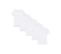 berydale BD158 Maglietta con Scollo a V, Bianco, L (Pacco da 5) Donna