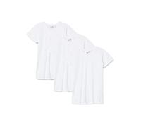 berydale BD158 Maglietta con Scollo a V, Bianco, XS (Pacco da 3) Donna