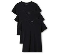 berydale BD158 Maglietta con Scollo a V, Nero, M (Pacco da 3) Donna