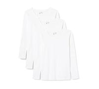 Berydale BD159 Maglietta a Maniche Lunghe, Bianco (Confezione da 3 Pezzi), S (Pacco da 3) Donna