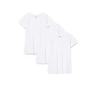 Berydale Maglietta con scollo rotondo, Donna, Bianco (confezione da 3), S