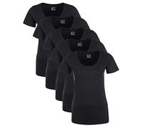 Berydale BD157 T-Shirt, Nero (Confezione da 5 Pezzi), XL (Pacco da 5) Donna