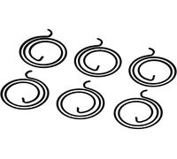 BERYLX - Set di Accessori per la Riparazione di Porte, Nero, 6 Pezzi