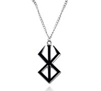 Berzerk Guts Sword Collana Portachiavi - Berserker Dragon Slayer & Sacrifice Mark - Regalo per donne, uomini e fan, one size, Lega di acciaio, Nessuna pietra preziosa