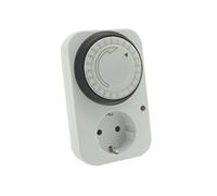 BES 20425 Presa Spina Schuko, Temporizzata Timer, 24 Ore Programmabile Analogica