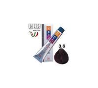 BES, Hi-Fi Color 100ml 3.6 Castano Scuro Rosso Intenso
