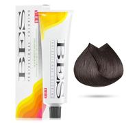 Bes Professional Coloring Tinta Capelli 100ml, Crema Colorante Permanente con Estratti Vegetali, Copertura Capelli Bianchi e Riflessi COLORE 61 BIONDO SCURO CENERE