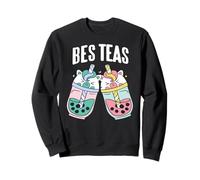 Bes Teas Gioco di Parole Bubble Tea Kawaii Felpa