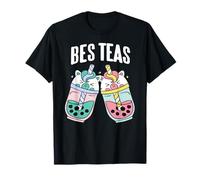 Bes Teas Gioco di Parole Bubble Tea Kawaii Maglietta