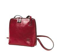 Besace/Pochette Travers Katana in Pelle di Vacchetta Collet K 1808, rosso, taglia unica, Contemporaneo