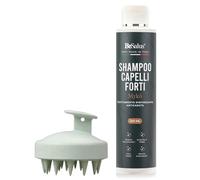 BeSalus Shampoo Anticaduta Rinforzante 250 ml + Spazzola Massaggio Cuoio Capelluto • Con Soia, Ginkgo, Propoli, Grano e Betaina • Trattamento Stimolante e Fortificante per Capelli Fini e Fragili