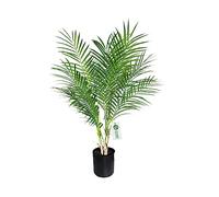 BESAMENATURE Pianta artificiale di palma del paradiso, mini palma artificiale per interni, altezza 76,2 cm, verde