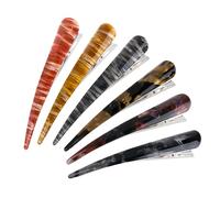 besbomig 6 Pezzi Fermagli per Capelli a Coccodrillo Mollette per Capelli Anatra Becco Clip per le Donne Ragazze - Forcine per Capelli Eleganti Resistente Antiscivolo 13×3cm