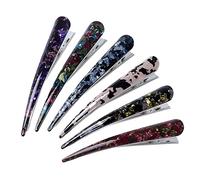 besbomig 6 Pezzi Fermagli per Capelli a Coccodrillo Mollette per Capelli Anatra Becco Clip per le Donne Ragazze - Forcine per Capelli Eleganti Resistente Antiscivolo 13×3cm