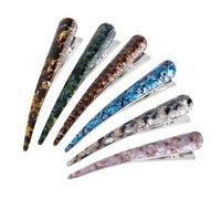 besbomig 6 Pezzi Fermagli per Capelli a Coccodrillo Mollette per Capelli Anatra Becco Clip per le Donne Ragazze - Forcine per Capelli Eleganti Resistente Antiscivolo 13×3cm