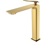 Besco Aspira rubinetto per lavabo verticale oro BU-AI-ZL
