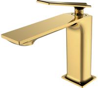 Besco Aspira rubinetto per lavabo verticale oro BU-AII-ZL