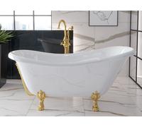 Besco Otylia vasca da bagno freestanding 170x77 cm ovale bianco #WKO-170W+ZL