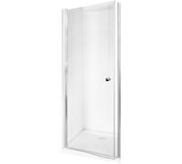 Besco Sinco porta doccia 90 cm a battente cromo lucida/vetro trasparente DS-90