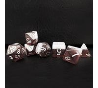Bescon Beer Dice Set, Novelty 7pcs BeerDice Polyhedral D&D DND Dice Set of 7pcs; Stout Set