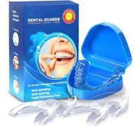beseloa Bite Bruxismo Notturno Automodellante 4PCS, Anti Digrignamento dei Denti, 2 formati Bocche di bocca per il byte bruxismo la rettifica dei denti, Mouth Guard Teeth Grinding, Bruxismo