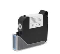 BESHENG TH20 Cartuccia d'inchiostro originale ad asciugatura rapida solvente altezza di stampa 2-25,4 mm per stampante a getto d'inchiostro portatile portatile - nero
