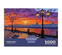 Beside The Sunset 1000 Pezzi Puzzle Classici Per Adulti E Bambini Da 14 Anni E Più Giochi Del Cervello Sfida Impossibile - Regalo Per Amore E Amico 70x50cm/1000pcs