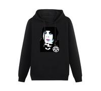 Besiege Him Ville Valo Portrait Hoodies Pullover Hoody Black Sweatershirt XXL