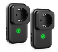 Besimlive Rilevatore di interruzione di corrente con indicatore LED, 0-110 db, interruzione di corrente, allarme in caso di interruzione di corrente (Black-2 Pcak)
