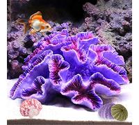 Besimple Ornamenti in corallo per acquario, decorazione per acquario, colore viola