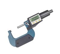 Beslands Micrometro digitale ad arco 25-50 mm/0,001 mm, alta precisione, micrometro digitale elettronico, lunghezza strumento di misurazione micrometro 0,001 mm (0,00005") (25-50 mm)