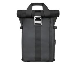 Besnfoto - Zaino per fotocamera DSLR Rolltop, scomparto per computer portatile, accesso laterale rapido, impermeabile, grande borsa per fotocamera, professionale, viaggi, donne e uomini