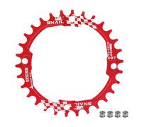 BESNIN 104 BCD Corona Rotondo 30/32/34/36/38/40/42/44/46/48/50/52 Denti Corone Singolo in Lega di Alluminio per 7/8/9/10/11/12 velocità MTB, BMX, Bici da Strada