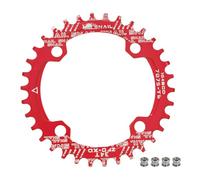 BESNIN 104 BCD Corona Rotondo 30/32/34/36/38/40/42/44/46/48/50/52 Denti Corone Singolo in Lega di Alluminio per 7/8/9/10/11/12 velocità MTB, BMX, Bici da Strada