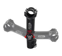 BESNIN Attacco Manubrio Regolabile 31,8mm Stelo MTB 0-120 Gradi Regolabile, Prolunga e Alza Manubrio 110mm per Mountain Bike, Bici da Corsa, BMX