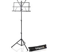 Bespeco BP01X Leggio con Borsa Leggio per spartiti regolabile / richiudibile con