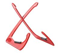 BESPECO XANADUR - Supporto per chitarra in ABS smontabile, rosso