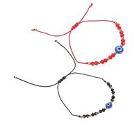BESPORTBLE 1 paio Abbinati per Evil Eye Intrecciati Regolabili Retro per Anniversari e Speciali