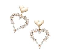 BESPORTBLE 1 Paio Amo Orecchini Orecchino Stella Donna Orecchino a Forma Di Cuore Orecchini Da Donna Purcone
