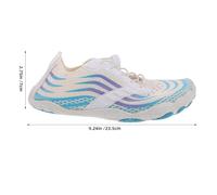 BESPORTBLE 1 Paio di Scarpe da Acqua a Piedi Nudi: Calzini da Nuoto ad Asciugatura Rapida Aqua Shoes - Calzini da Acqua Antiscivolo per Piscina, Spiaggia, Escursionismo, Fiume, Trekking, Taglia 37