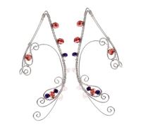 BESPORTBLE 1 Paio fermagli per le orecchie non forati Accessori orecchio orecchini delle fate roba da fata orecchini cosplay per le donne orecchini fata per le donne Cristallo