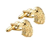 BESPORTBLE 1 Paio Head Guklinks polsino bracciale animale gemelli da uomo gemelli aquila camicia da smoking borchie Uomini gemelli animali Accessori per da uomo rame D'oro