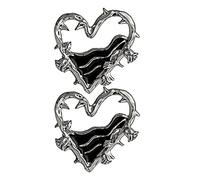 BESPORTBLE 1 Paio orecchini a cuore da donna regalini natale strenna natalizia natale regalini strenne natale regalini compleanno orecchini rosa Orecchini per le donne orecchini estetici lega