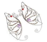 BESPORTBLE 1 Paio orecchini a farfalla orecchini polsino dell'io per le donne fata dei polsini dell'io fermaglio per l'io delle ragazze Lega di zinco