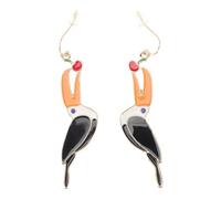 BESPORTBLE 1 Paio Orecchini a Pappagallo Orecchini Di Cartoni Animati Penzoloni Per Le Orecchie Delle Ragazze Di Uccelli Creativi Per Le Donne Lega